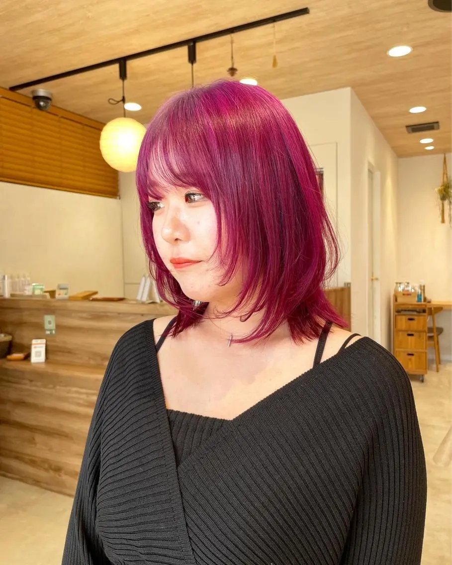 ショート カラー 似合わせ レイヤー須川のヘアスタイル