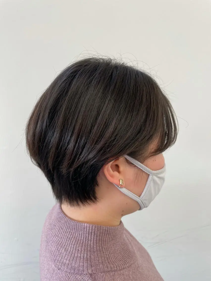 ショート ショートヘア ひろせ かなのヘアスタイル