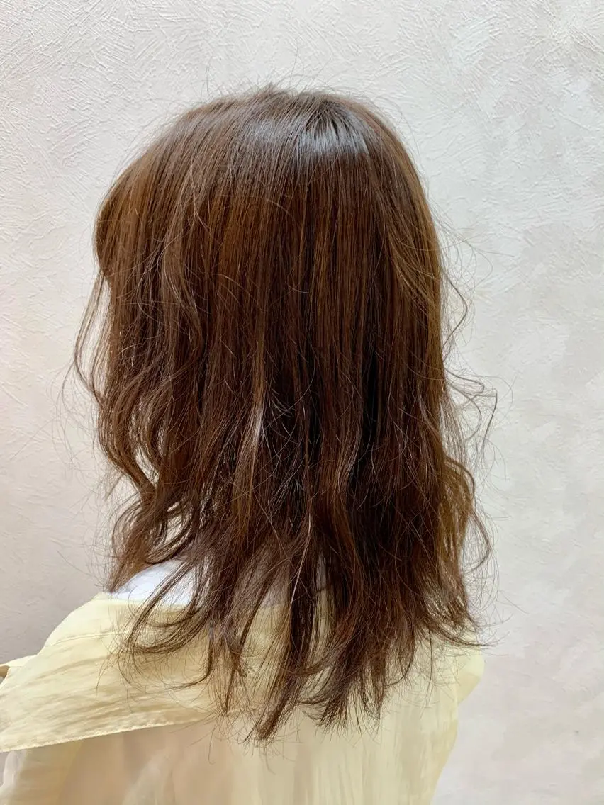 ミディアム ヘアアレンジ 加藤 産休につき8月末までのヘアスタイル