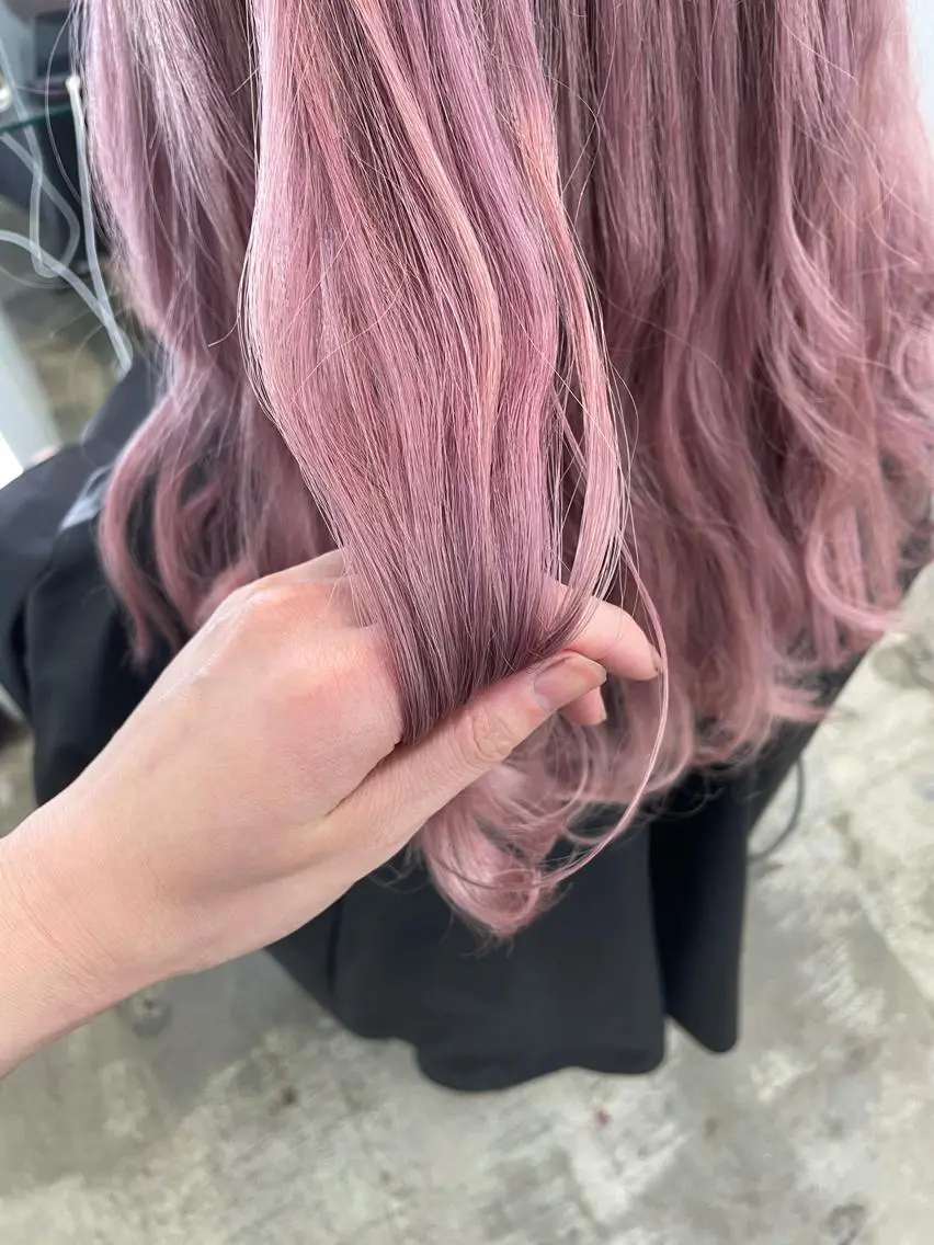 ロング カラー 韓国×網紅ヘア 🤍りん🤍のヘアスタイル