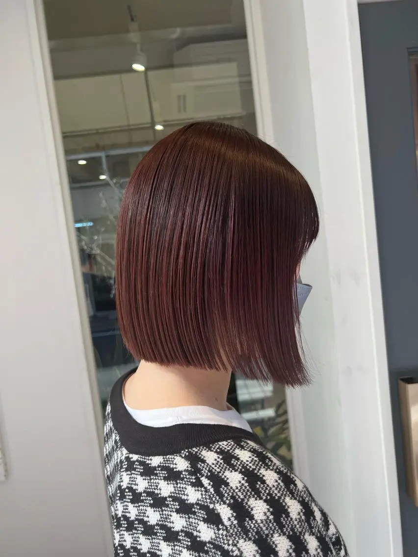 ミディアム カラー ヘアカラー 🥀韓国ヘア🥀 宮津真菜のヘアスタイル