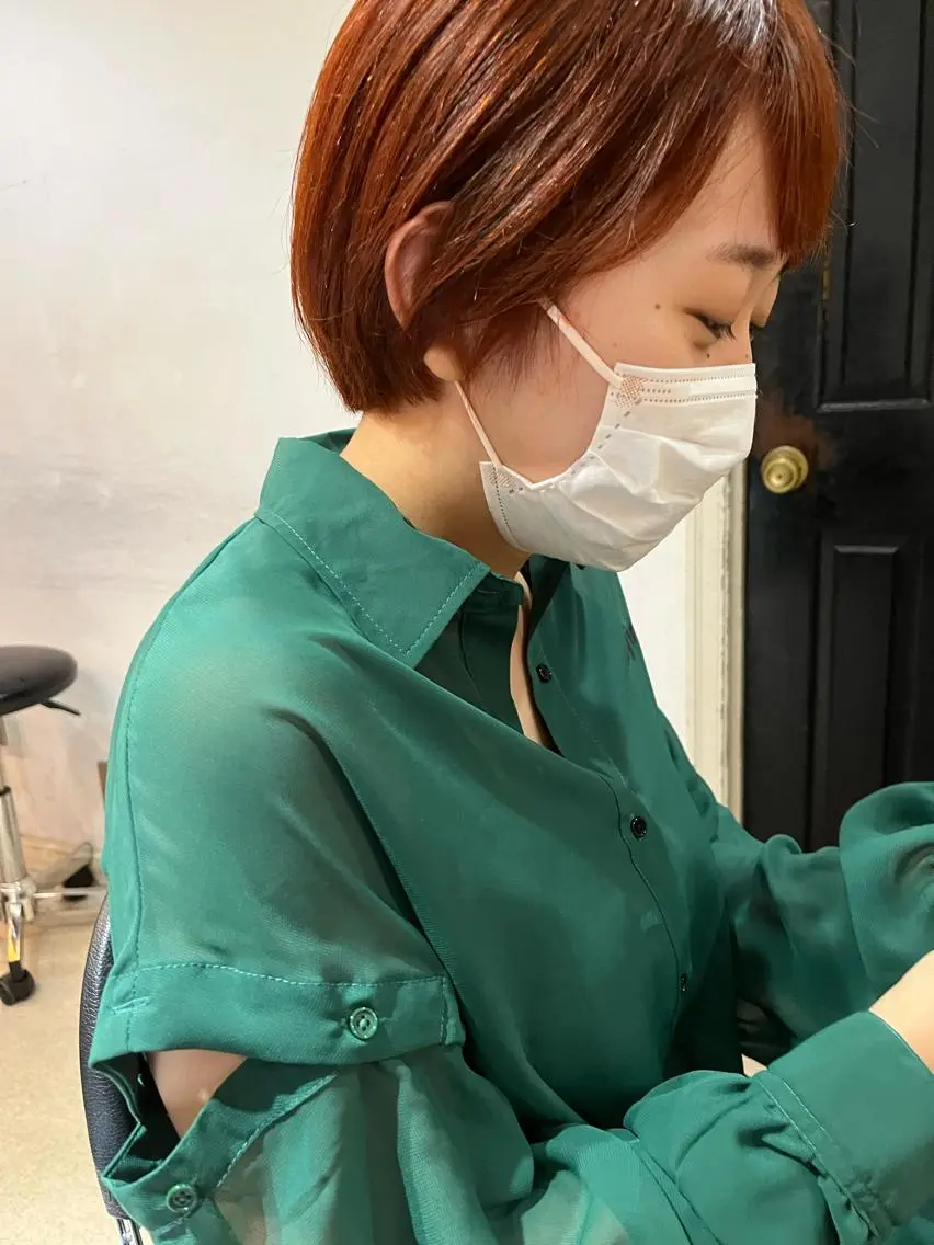 ショート カラー eri kinjoのヘアスタイル