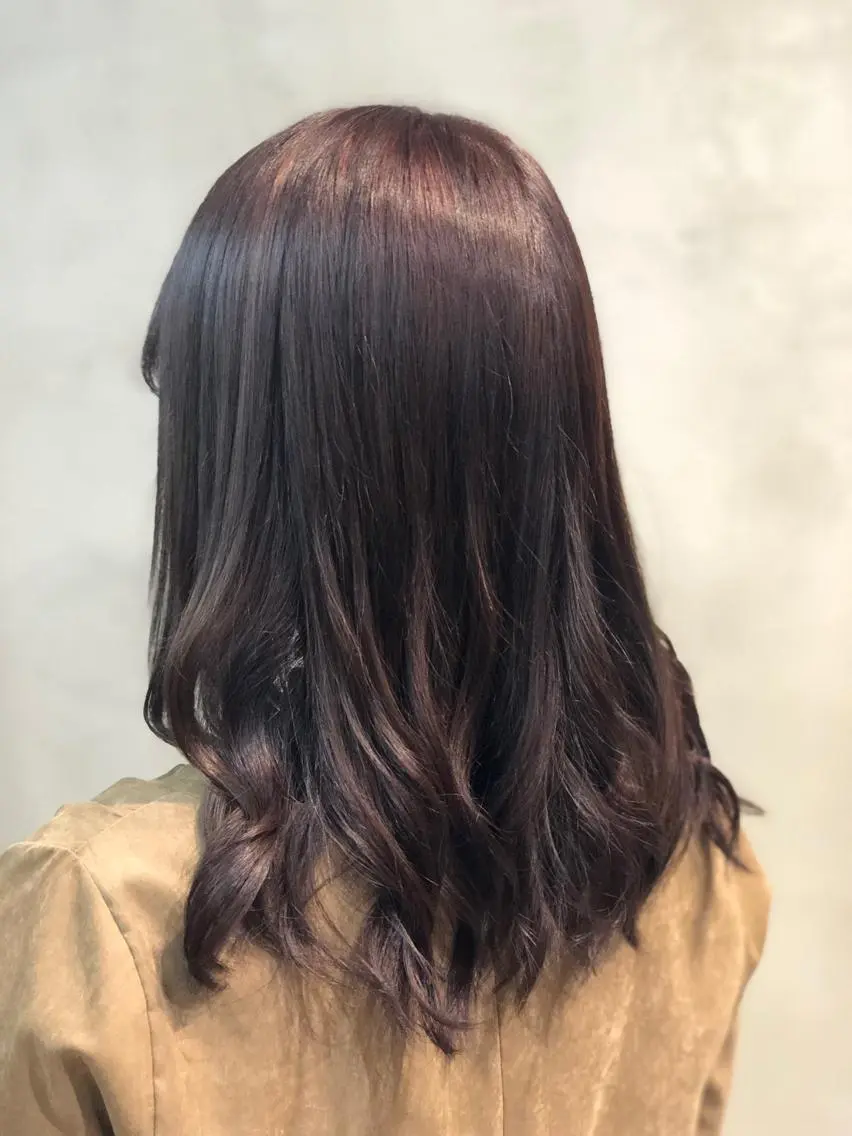 セミロング カラー パーマ ヘアアレンジ ヘアカラー 縮毛矯正 トリートメント ヘアセット TOKI /透明感/原宿のヘアスタイル