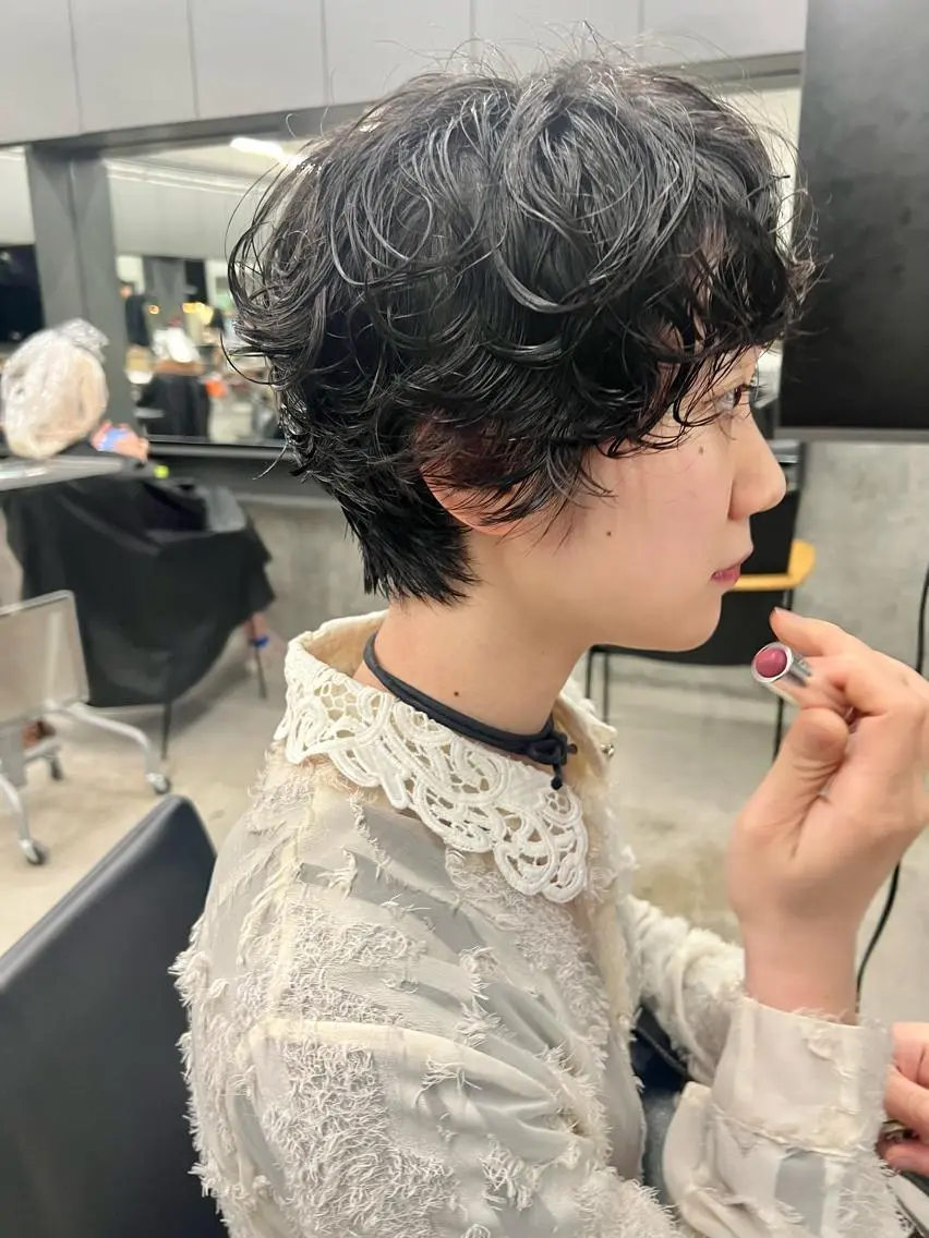 ショート パーマ ショートヘア カット パーマ トリートメント sakoda shunkiのヘアスタイル