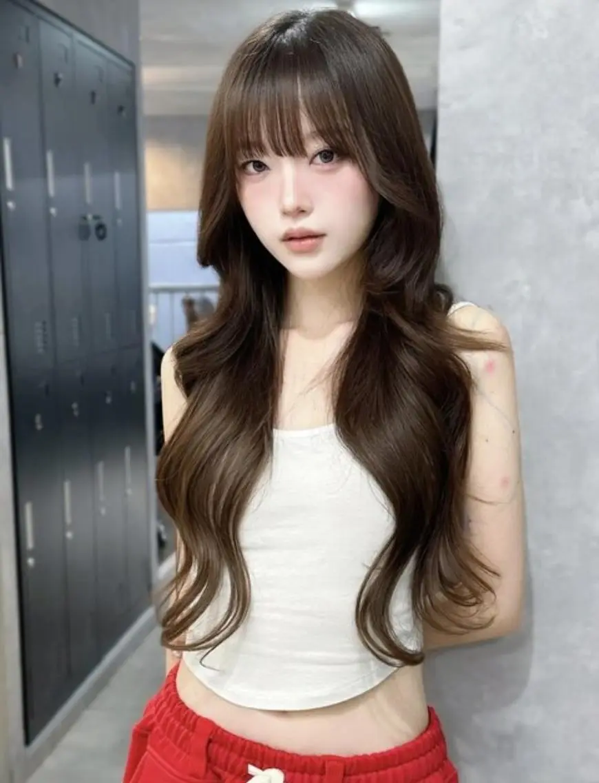 ロング 川口 真也のヘアスタイル