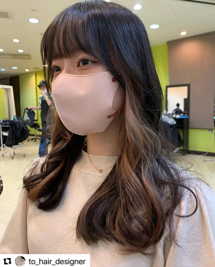 ミディアム カラー メンズ ミディアムパーマ メンズブリーチ メンズインナーカラー メンズパーマ 学生(メンズ向け) 🩷Eny terrace🩷のヘアスタイル