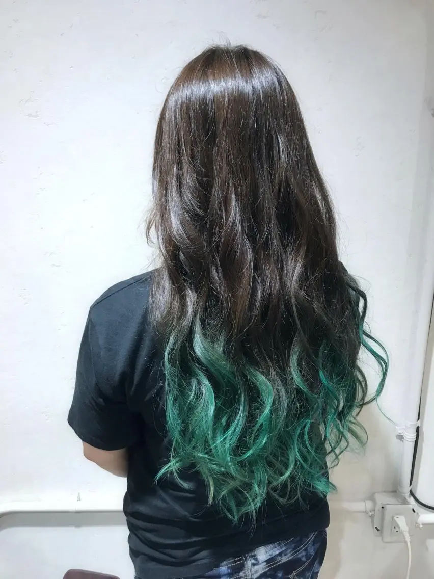 ロング カラー パーマ ヘアアレンジ グラデーションカラー 縮毛矯正/美髪 髪質改善/石田幸輔のヘアスタイル