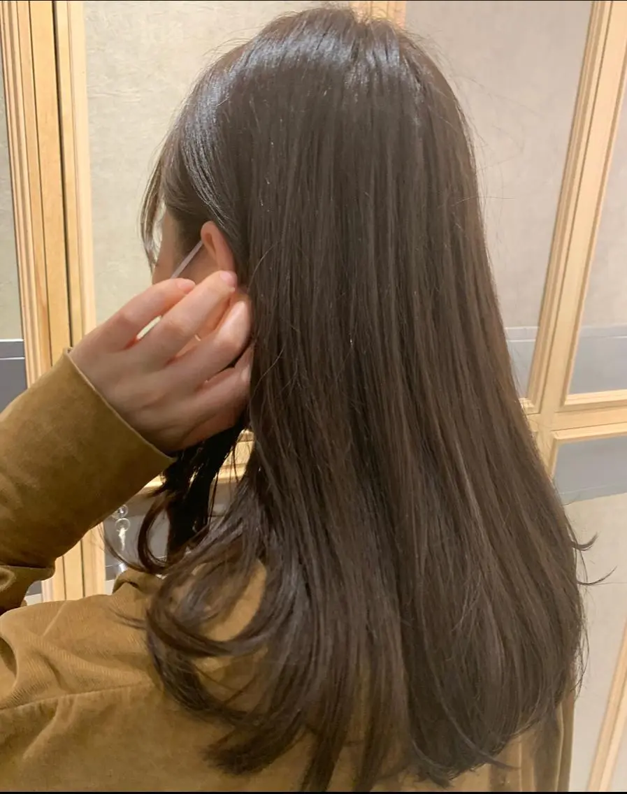 ミディアム カラー チバ タクミのヘアスタイル