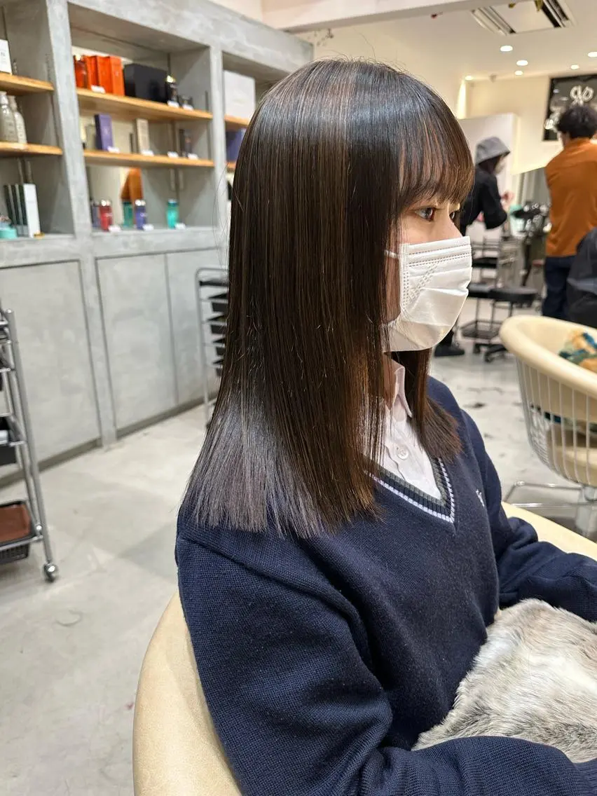 セミロング 髪質改善 縮毛矯正 カット 縮毛矯正 トリートメント Londideal 高橋ヒロシのヘアスタイル
