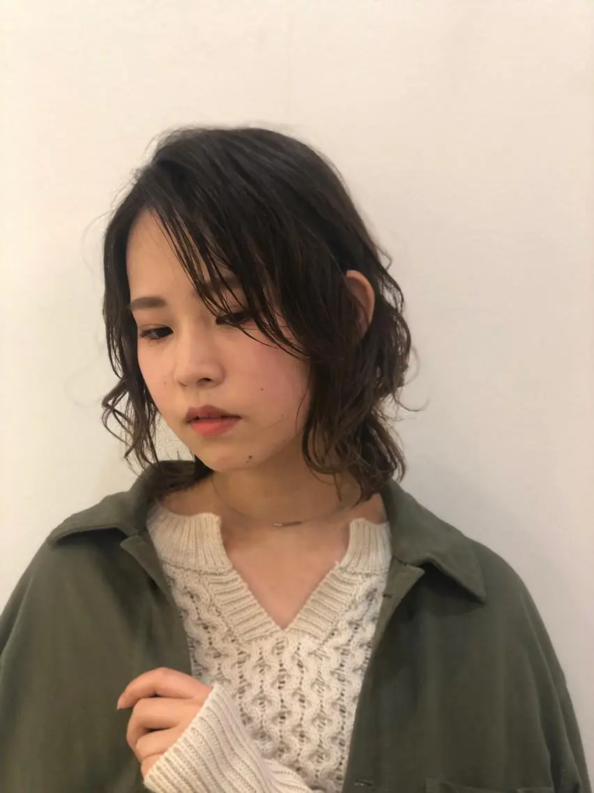 ミディアム カラー パーマ リリー /Men's/パーマのヘアスタイル