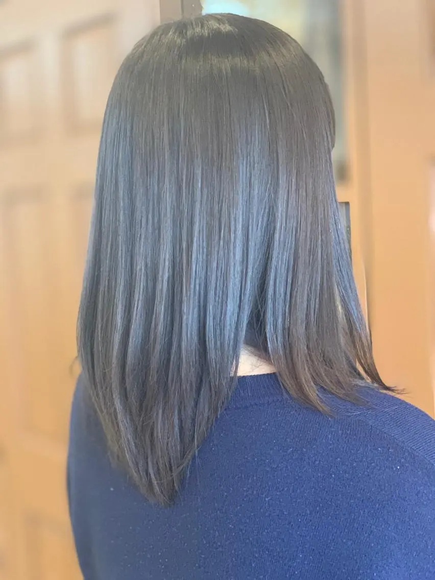 セミロング セミロングパーマ ボブ くせ毛 ハイライト 髪質改善 カット ヘアカラー 髪質改善✨縮毛矯正 美髪担当・大西真奈のヘアスタイル
