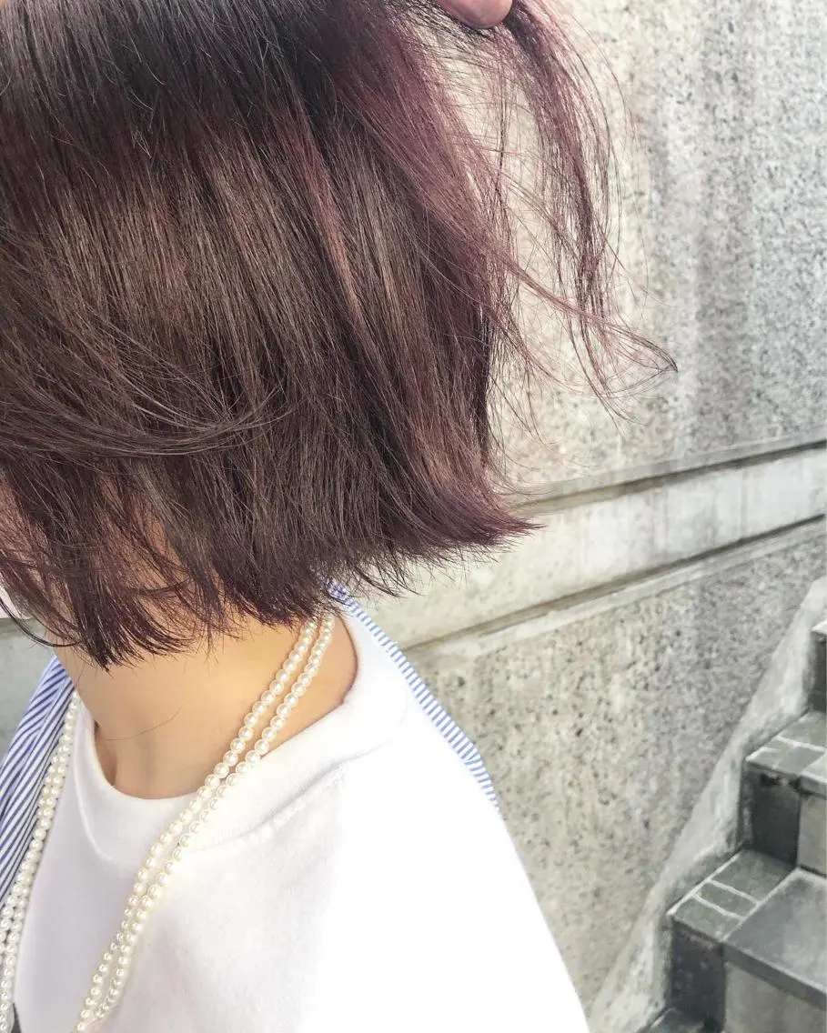 ショート カラー ヘアアレンジ ブリーチ ブリーチなしカラー レッドカラー ボブ カット ヘアカラー トリートメント メンズ特化✂️栗原 侑也のヘアスタイル