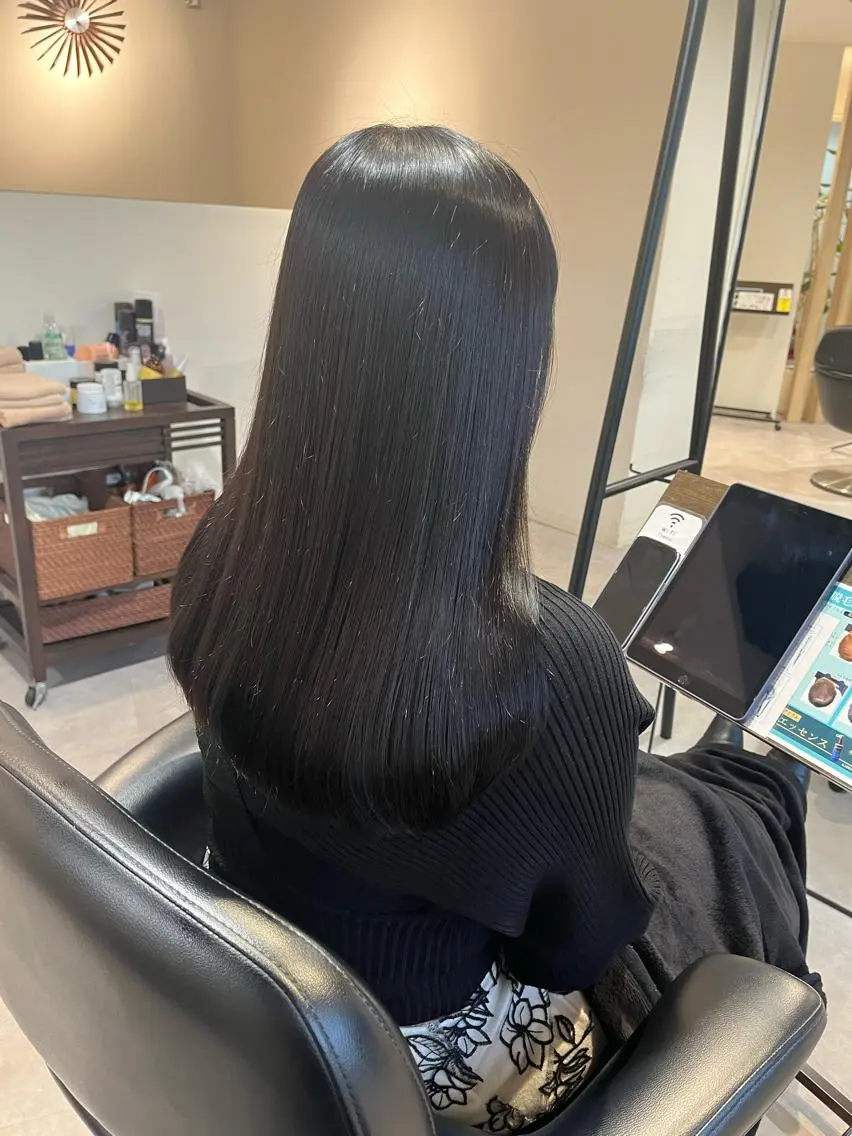 ロング 髪質改善 トリートメント カットモデル募集中 ✂️上原北斗のヘアスタイル