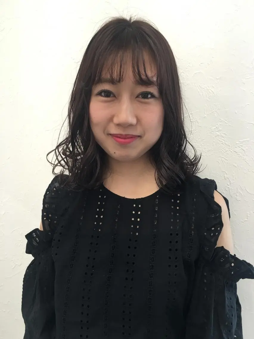 ミディアム カラー アッシュ ラベンダーカラー ラベンダーアッシュ ヘアカラー トリートメント 🤍2nd🤍田所 美希のヘアスタイル