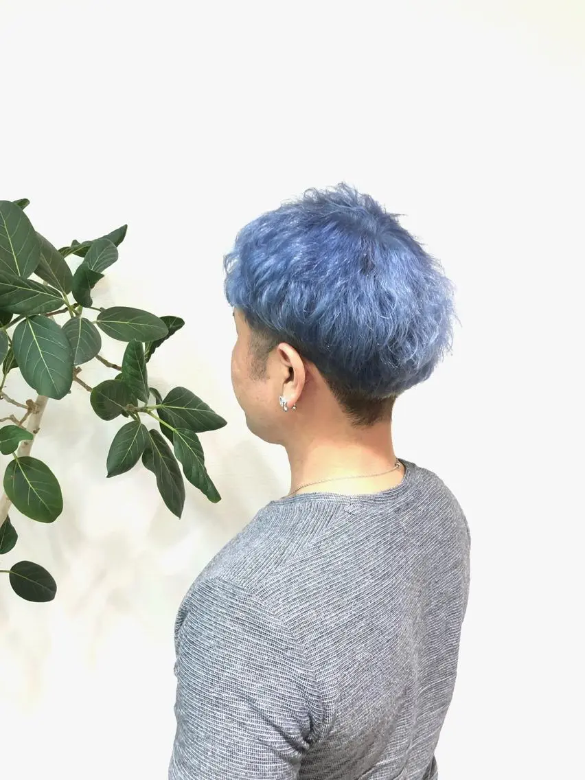 ショート カラー collet矢島/ ブリーチ/ハイトーンのヘアスタイル