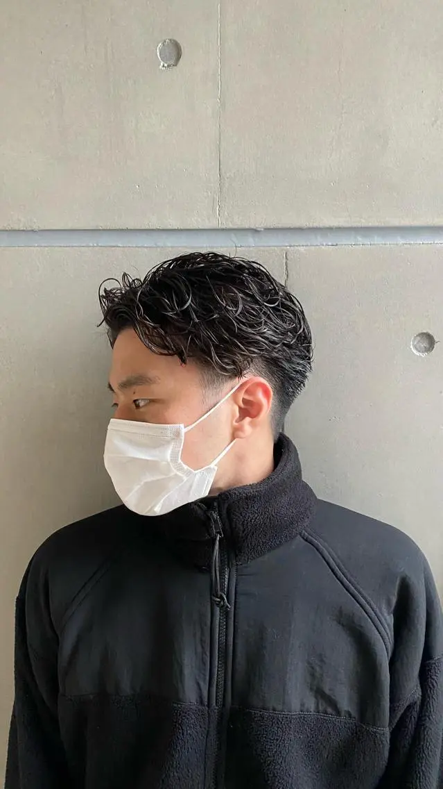 ショート パーマ メンズ メンズパーマ ショートヘア カット パーマ トリートメント ヘッドスパ Graph. （グラフ）立川🪽✨のヘアスタイル