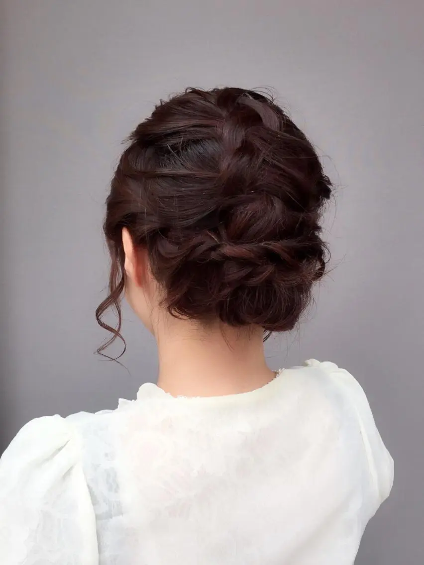 ヘアアレンジ 韓国ヘア✨グレージュ カラーasamiのヘアスタイル