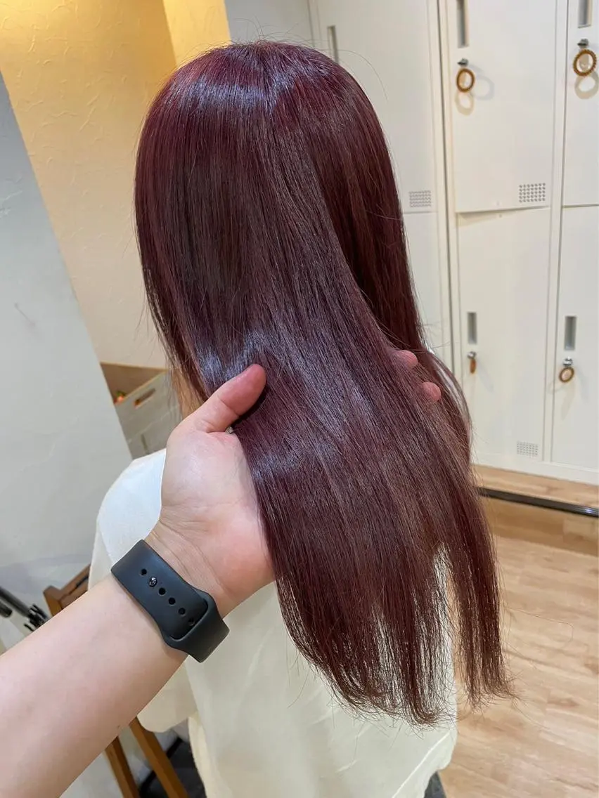 ロング カラー 🫧 ハシヅメのヘアスタイル