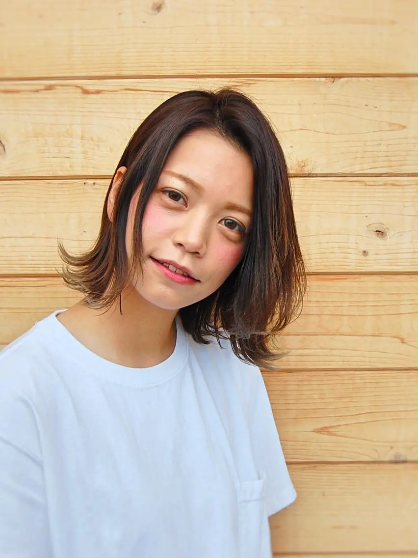 ミディアム ボブ 外ハネヘア yajima kazuyaのその他イメージ