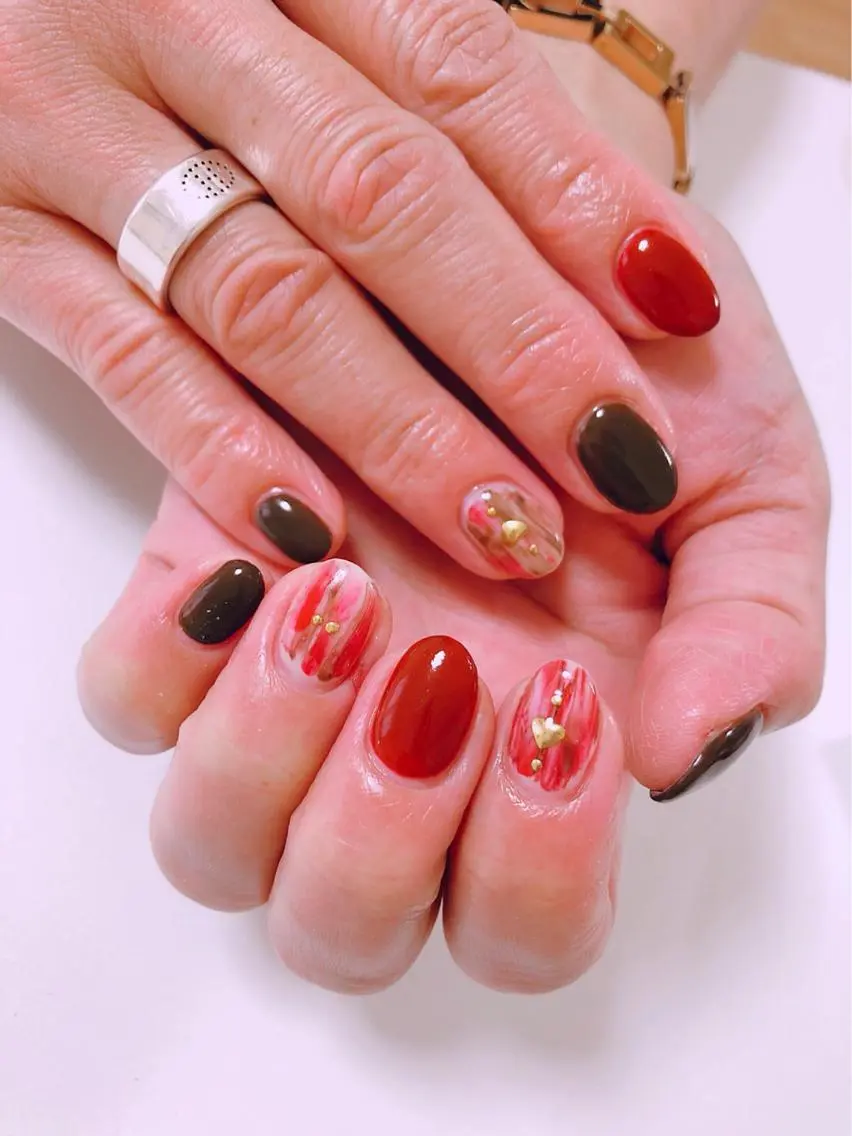ネイル アートネイル 長さ出し フットネイル グリーン ニュアンスネイル Lily Roseスタッフ一同のマツエク・マツパデザイン