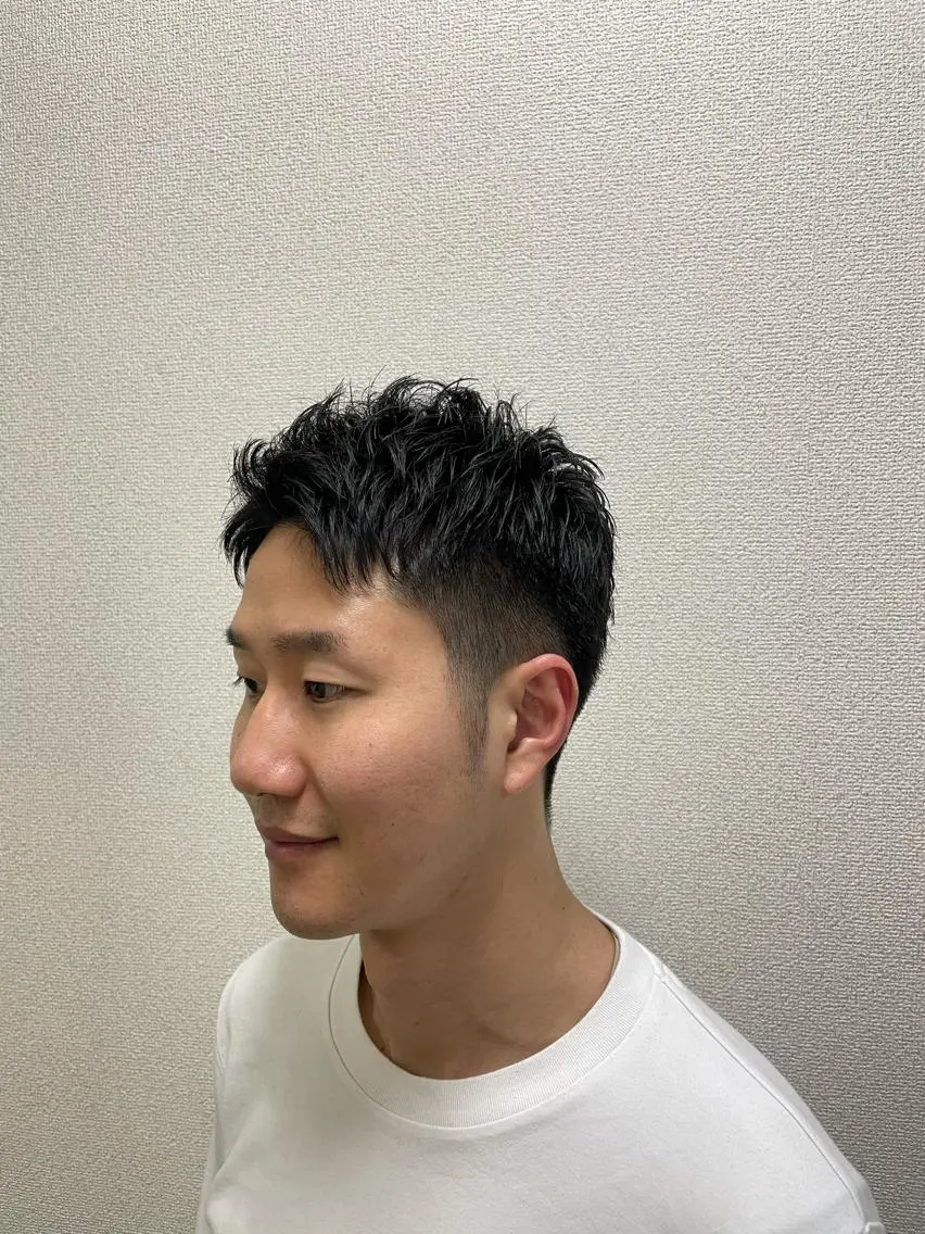 ショート メンズ 代表 武田晃英のヘアスタイル