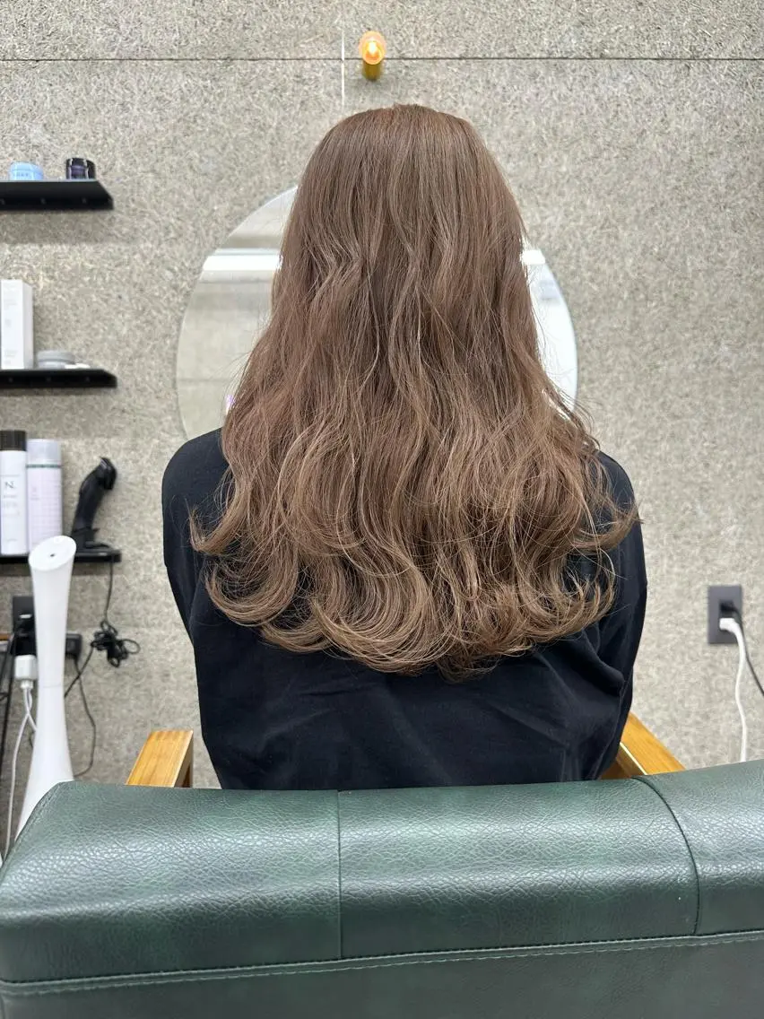 ロング カラー ヘアカラー トリートメント 八谷 将平のヘアスタイル