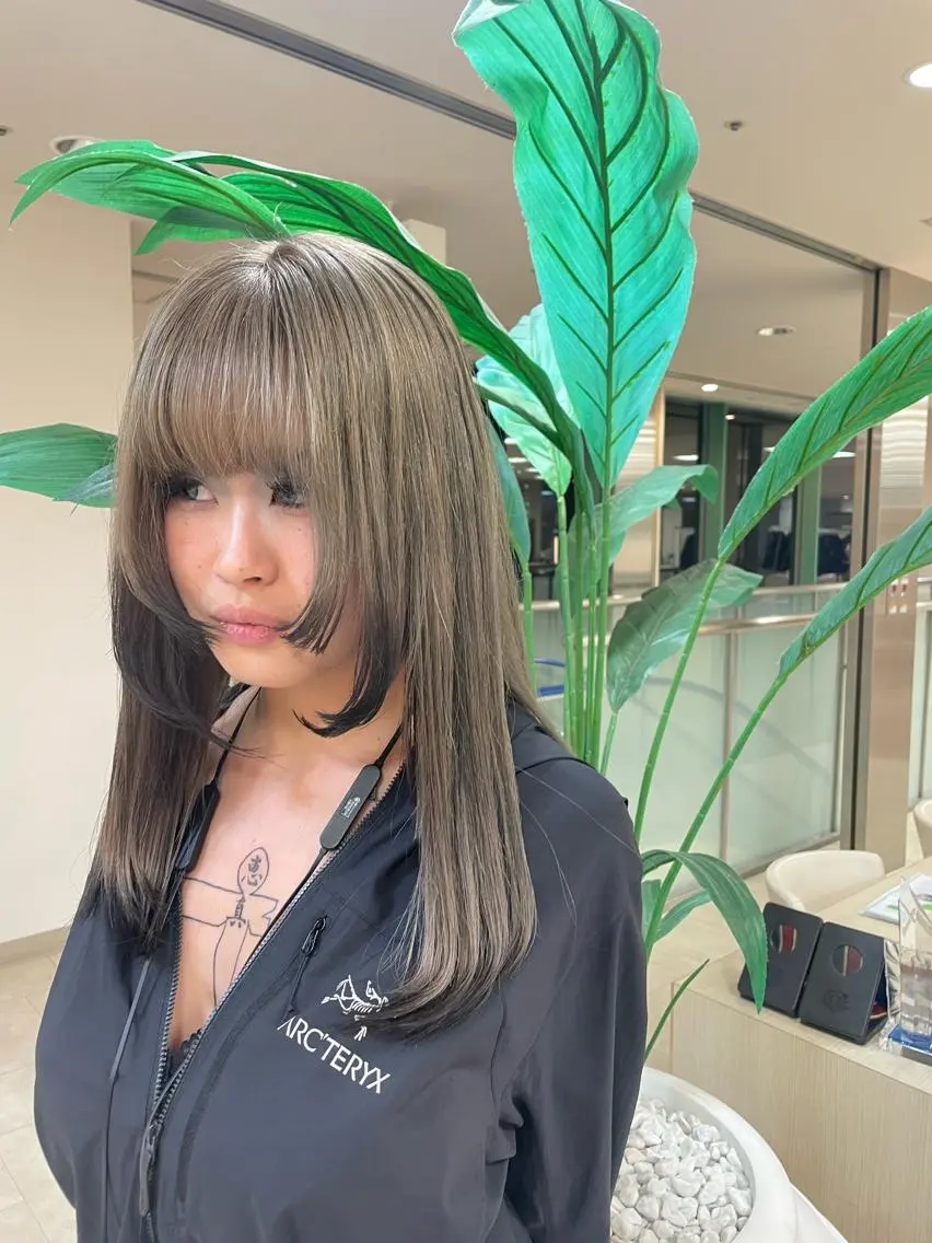 ロング カラー カット ヘアカラー ヘッドスパ ヘアセット モデル様募集中 /REIRIのヘアスタイル
