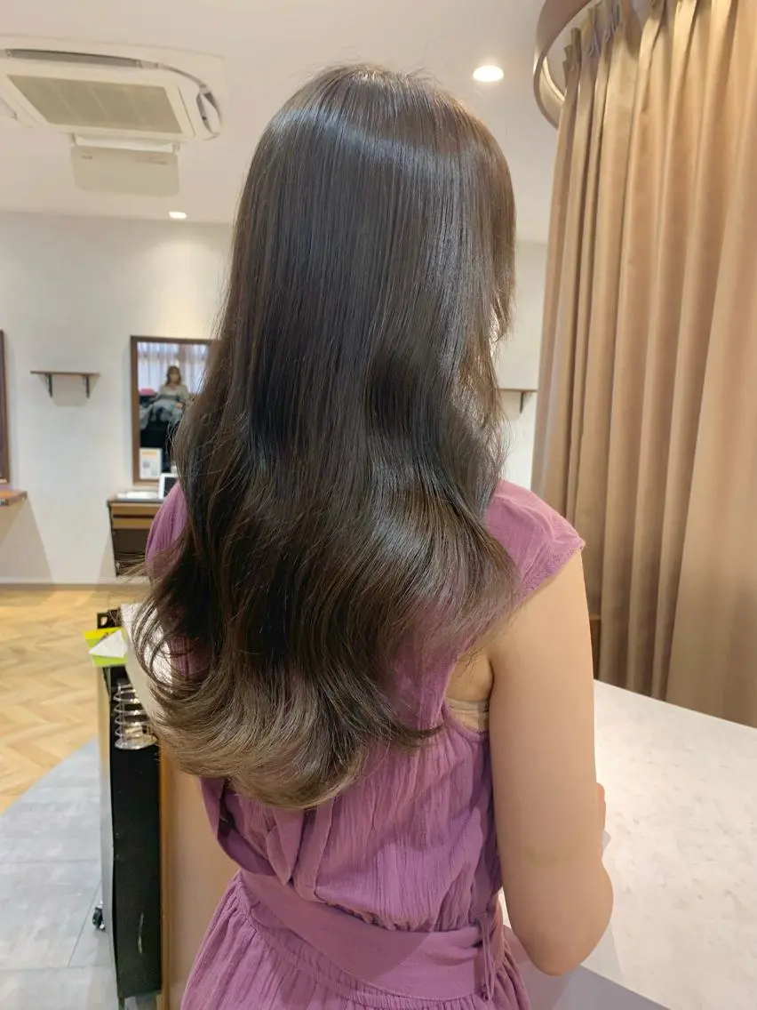 ロング カラー パーマ ヘアアレンジ メンズ キッズ ネイル マツエク・マツパ アイブロウ トリートメント 石川直樹 似合わせカット✨のヘアスタイル