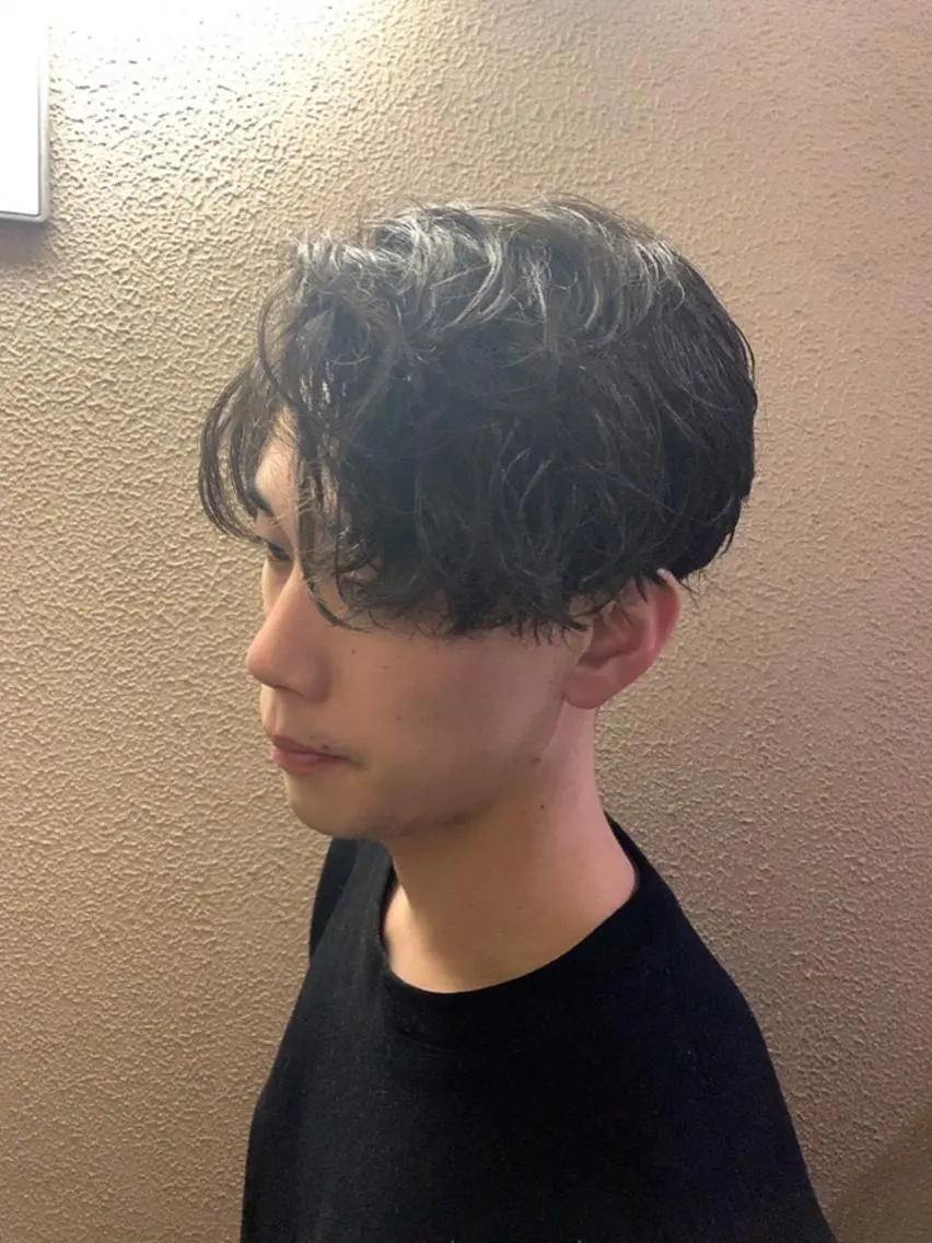 ミディアム ミディアムパーマ 💈 クラモトダイセイのヘアスタイル