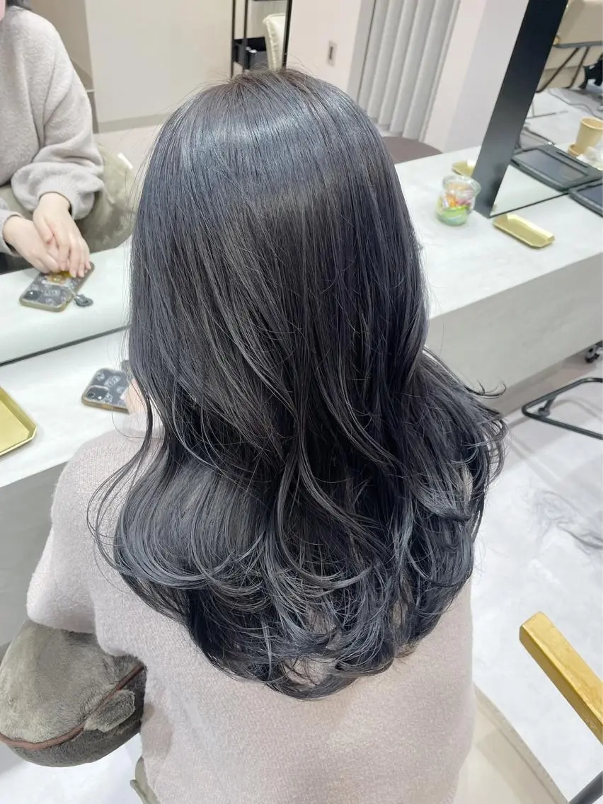 カラー 縮毛矯正 特化アツシのヘアスタイル