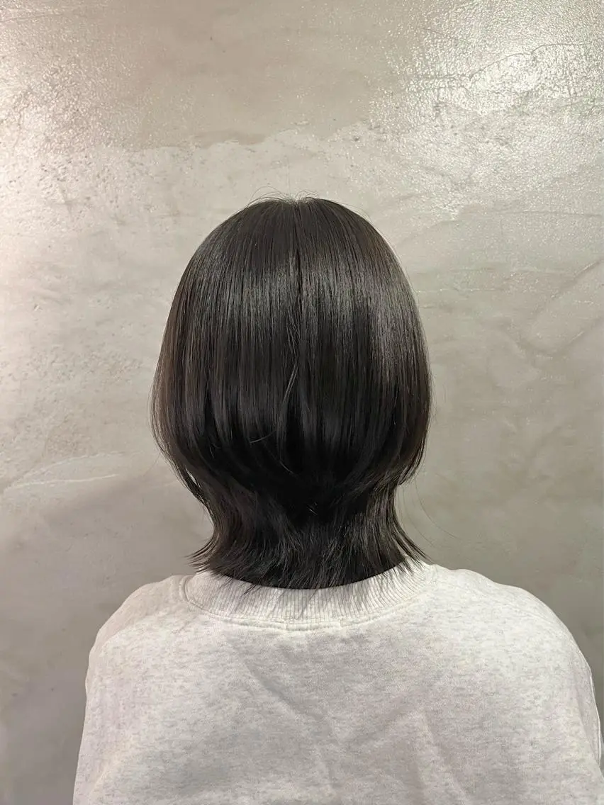 ミディアム レイヤーカット ウルフカット ウルフレイヤー 透明感カラー/ ブリーチ無し/RYOのヘアスタイル