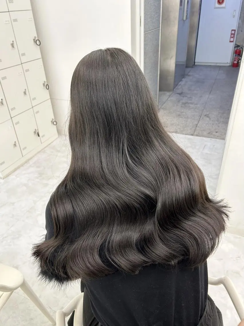カラー ヘアカラー トリートメント ヘアセット ❤︎横浜❤︎うる艶 透明感カラー❤︎のヘアスタイル