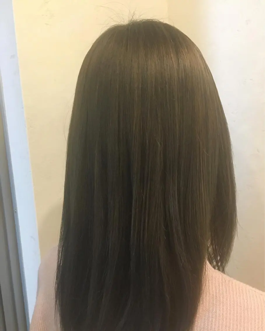 セミロング カラー ブリーチ ダブルカラー TOWA 野村　コウダイのヘアスタイル
