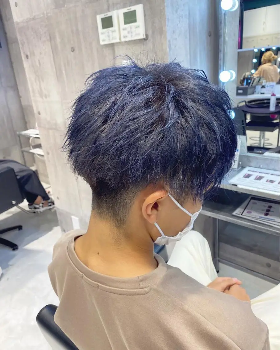 ショート カラー メンズ カット ヘアカラー トリートメント ハイトーン特化💍 NØRN💍韓国のヘアスタイル