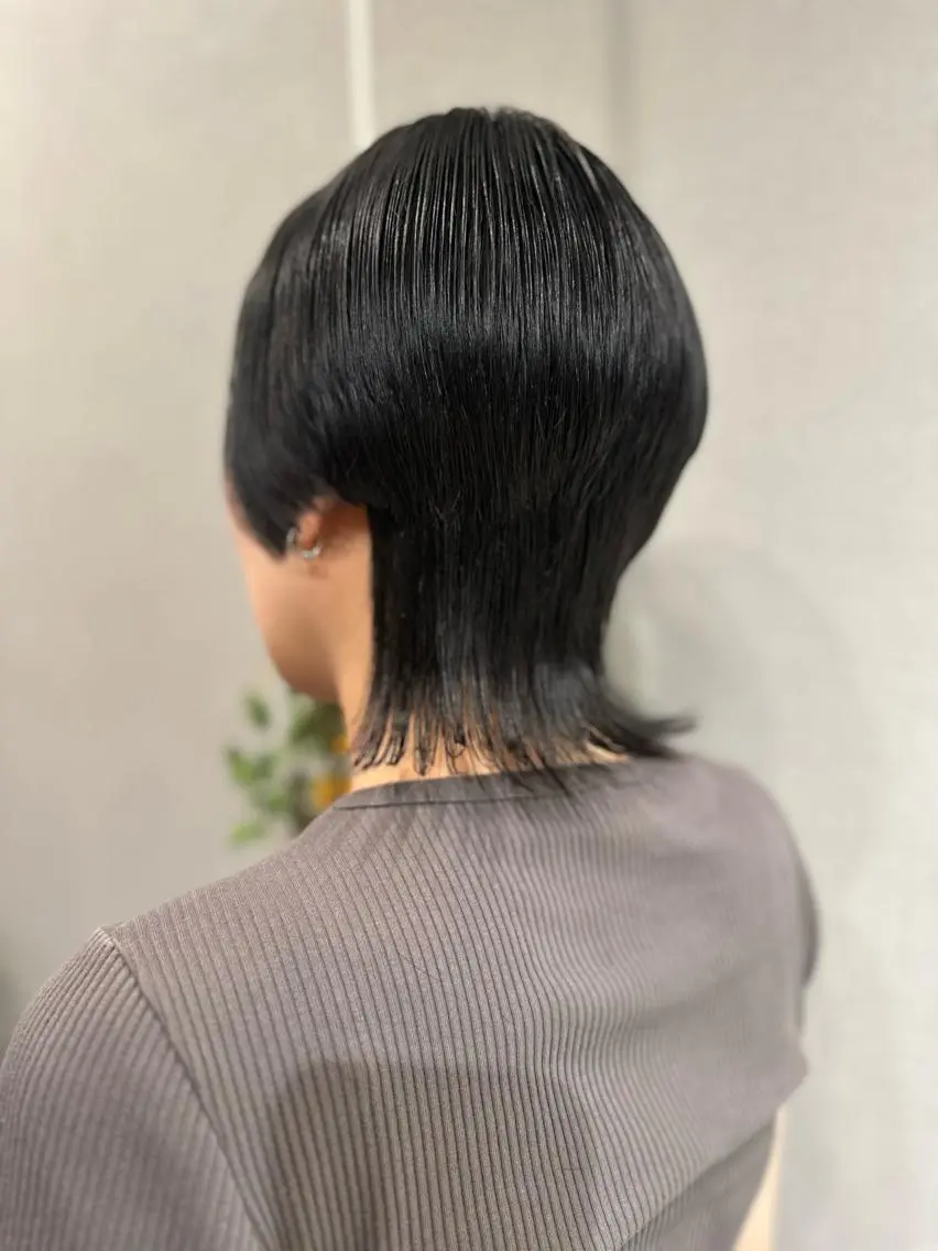 ショート ウルフカット カット K Harukaのヘアスタイル