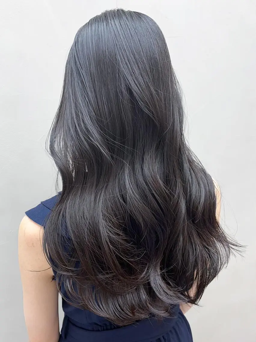 カラー ロング ヨシンモリ ロング カット ヘアカラー トリートメント ITbyALBUM 松戸のヘアスタイル