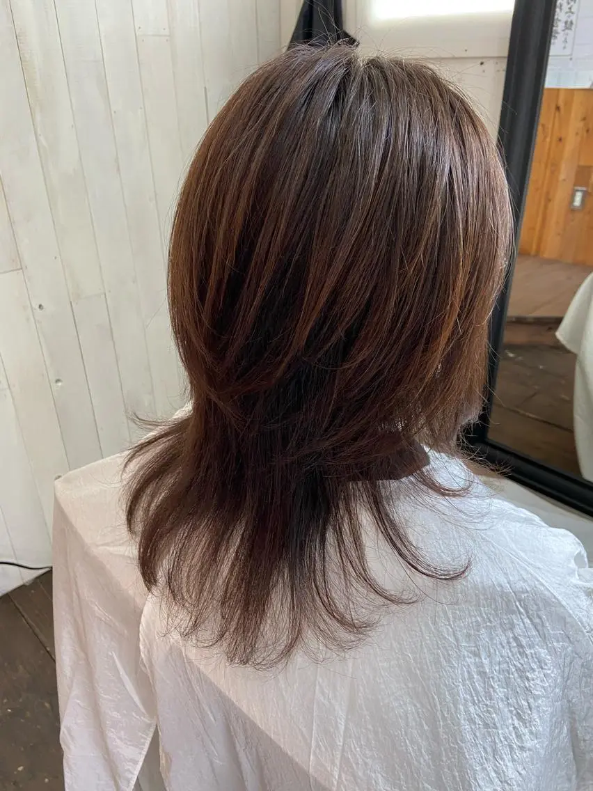 ミディアム 紙屋 隼人のヘアスタイル