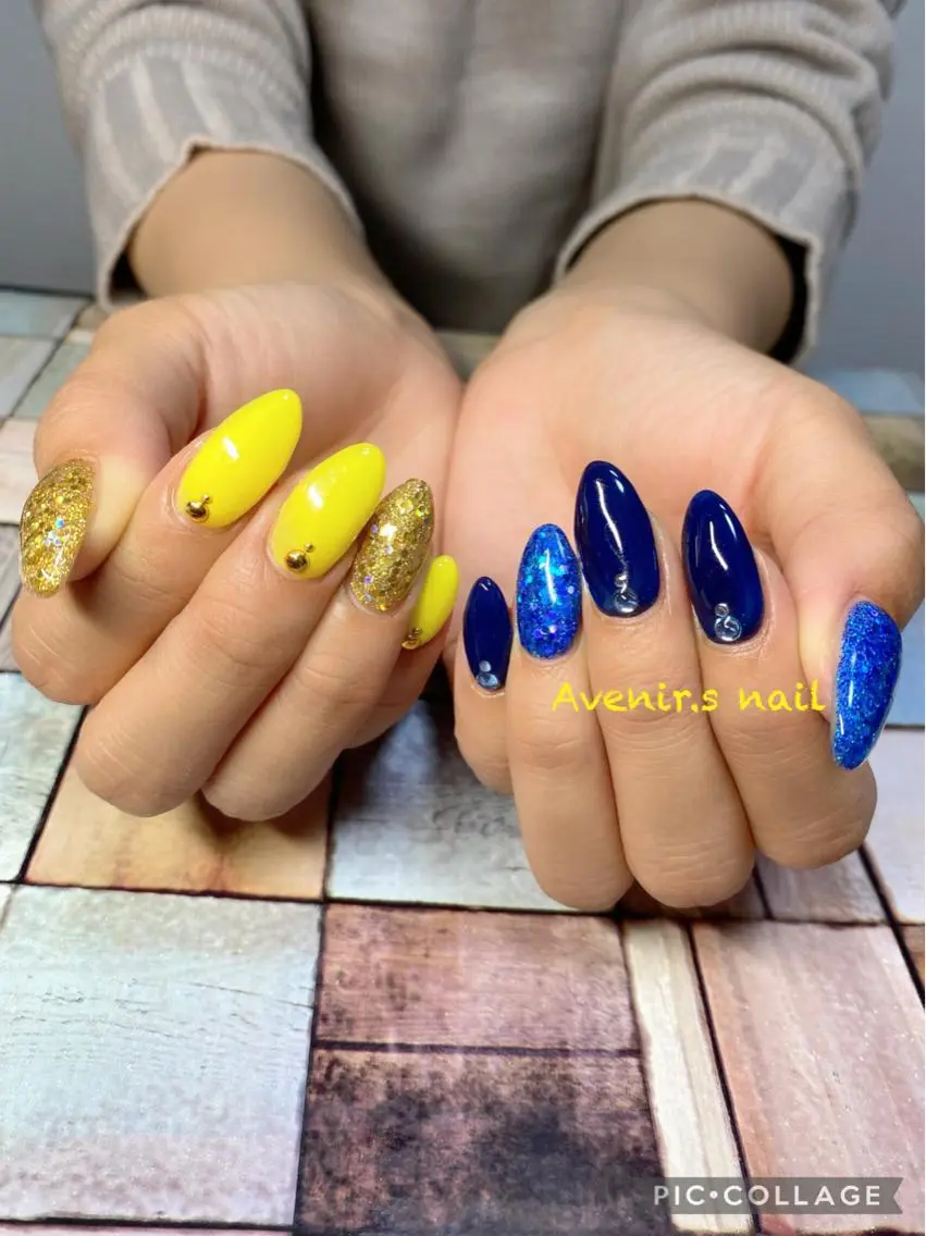 ネイル ラメ(グリッター) Home Salon Avenir.のネイルデザイン