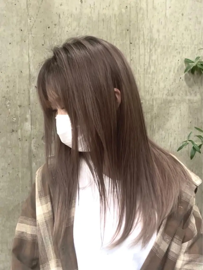 ロング カラー LUSTRE クロサワのヘアスタイル