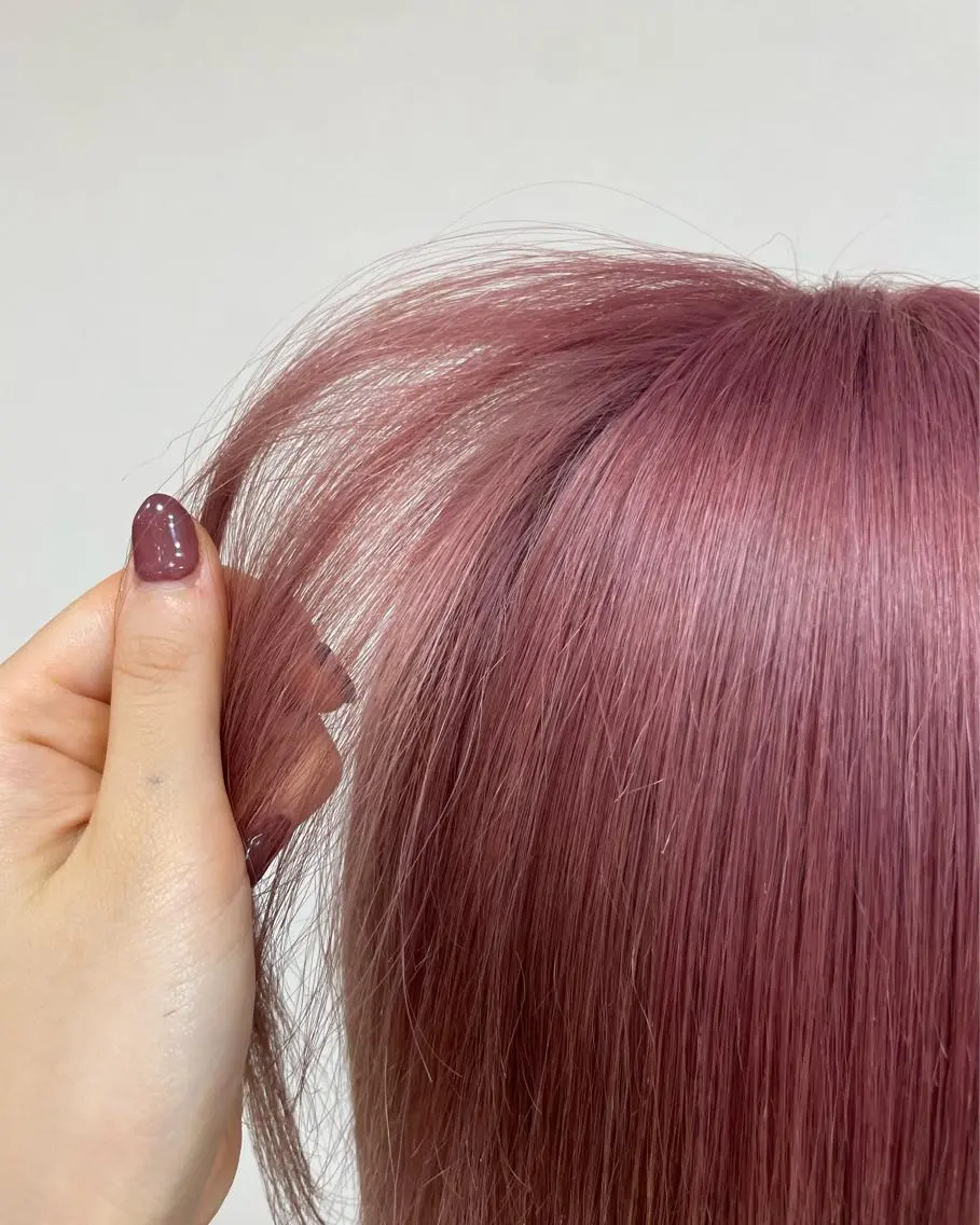 ミディアム カラー ヘアアレンジ ヘアカラー トリートメント 【Sweep】おじま のぞみのヘアスタイル