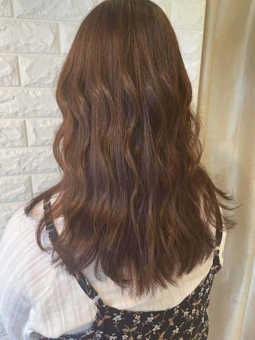 ミディアム カラー カット ヘアカラー トリートメント 英語ok sohee ソヒ 305号室のヘアスタイル