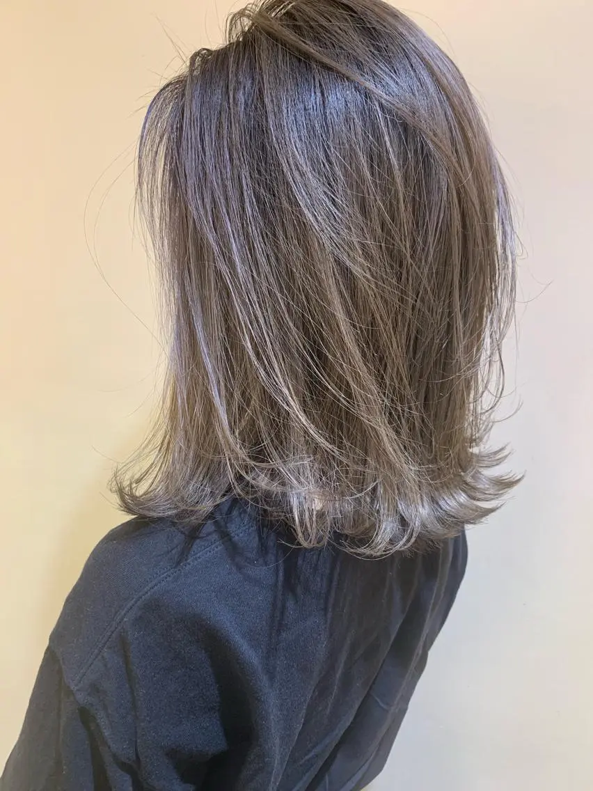 ミディアム カラー ハイライトカラー ハイライト 髪質改善サロン ARCHE野瀬冬馬のヘアスタイル