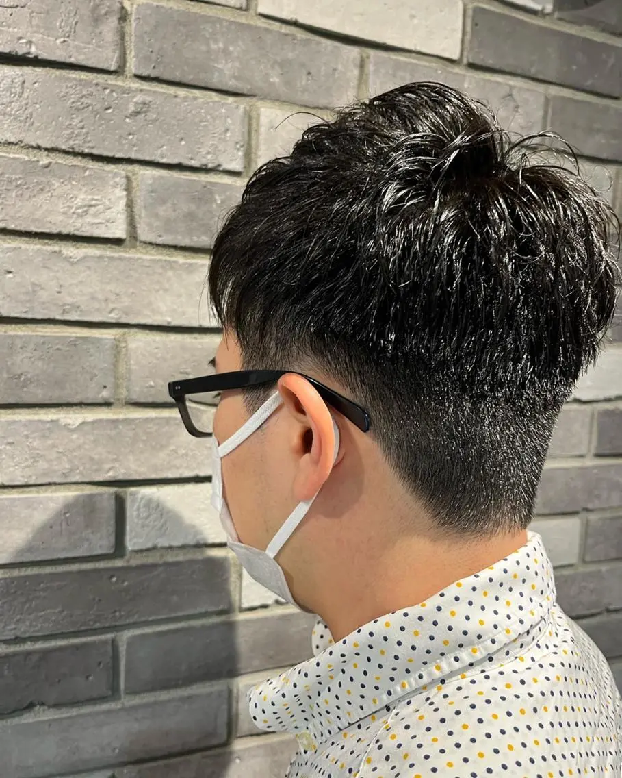 ショート カラー メンズ 学生（メンズ向け） メンズショート ツーブロック 外国人風カラー 学生 🌿ヤマグチ ユウキ🌿のヘアスタイル