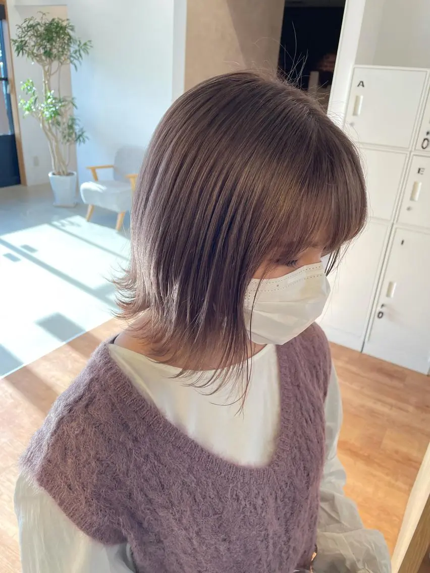 カラー グレージュ ミルクティーグレージュ 堀田 将輝のヘアスタイル