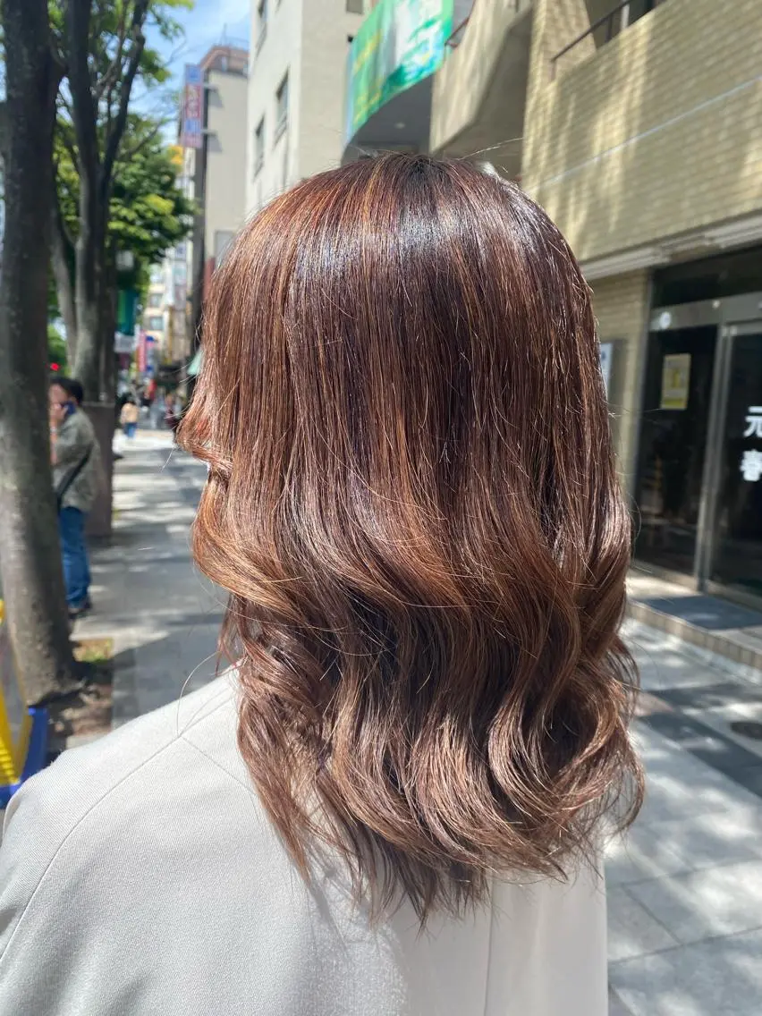 ミディアム 🇰🇷jisoo -ジス-🇰🇷のヘアスタイル