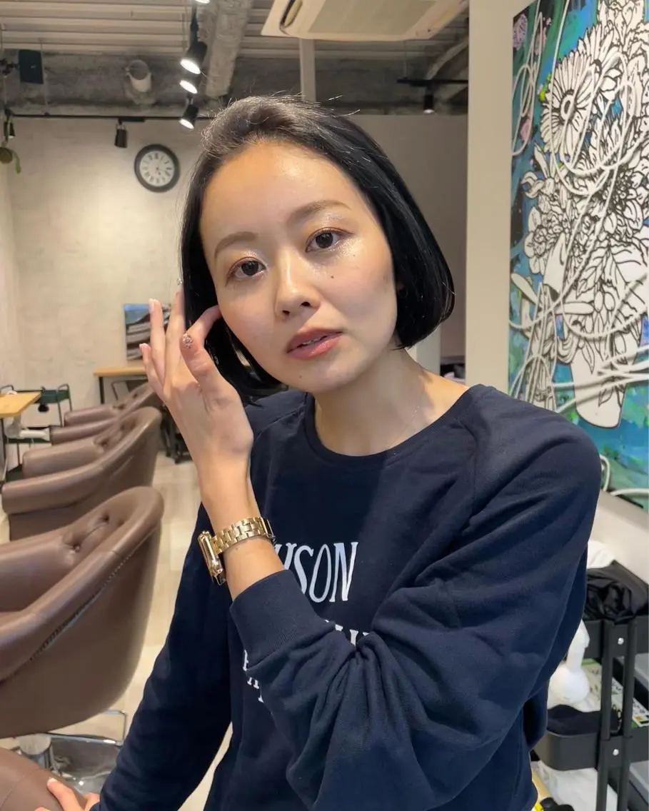 ショート カット ヘアカラー トリートメント ヤクシジ レンのヘアスタイル