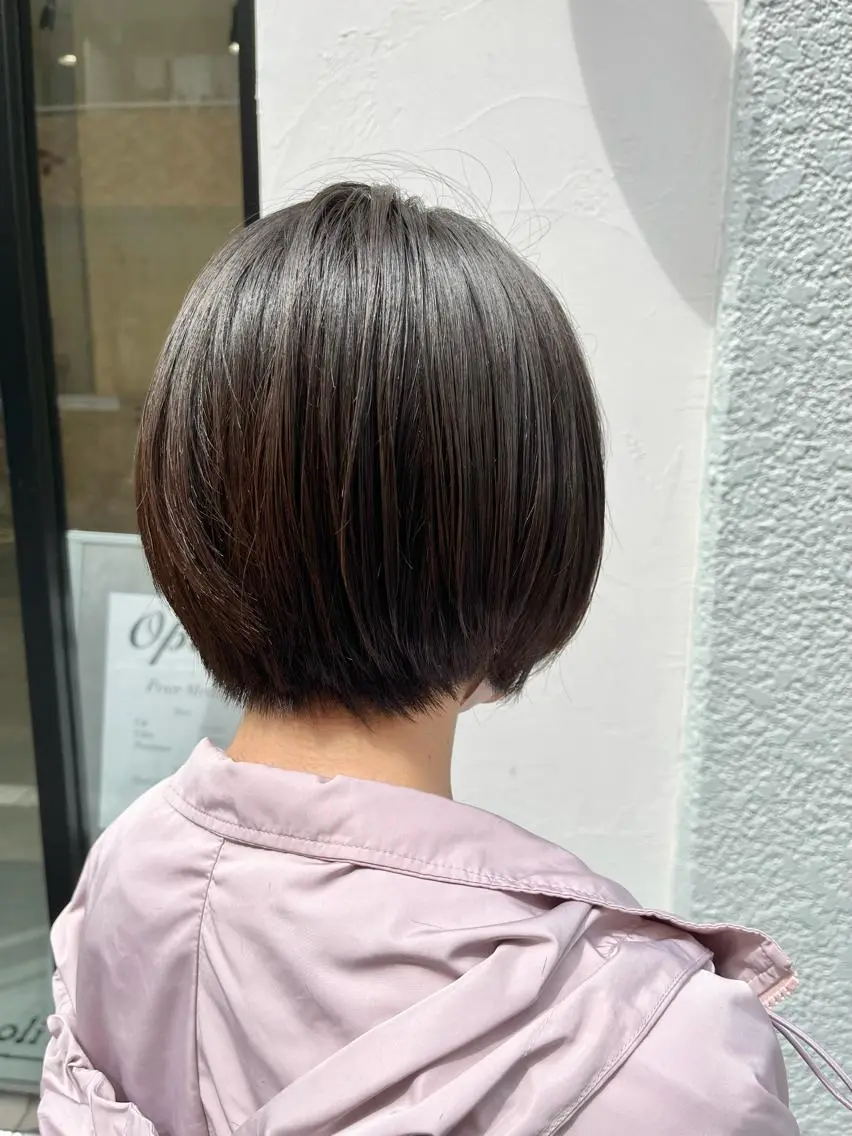 ショート カット ボブ/美髪矯正 /佐藤　奈巳のヘアスタイル