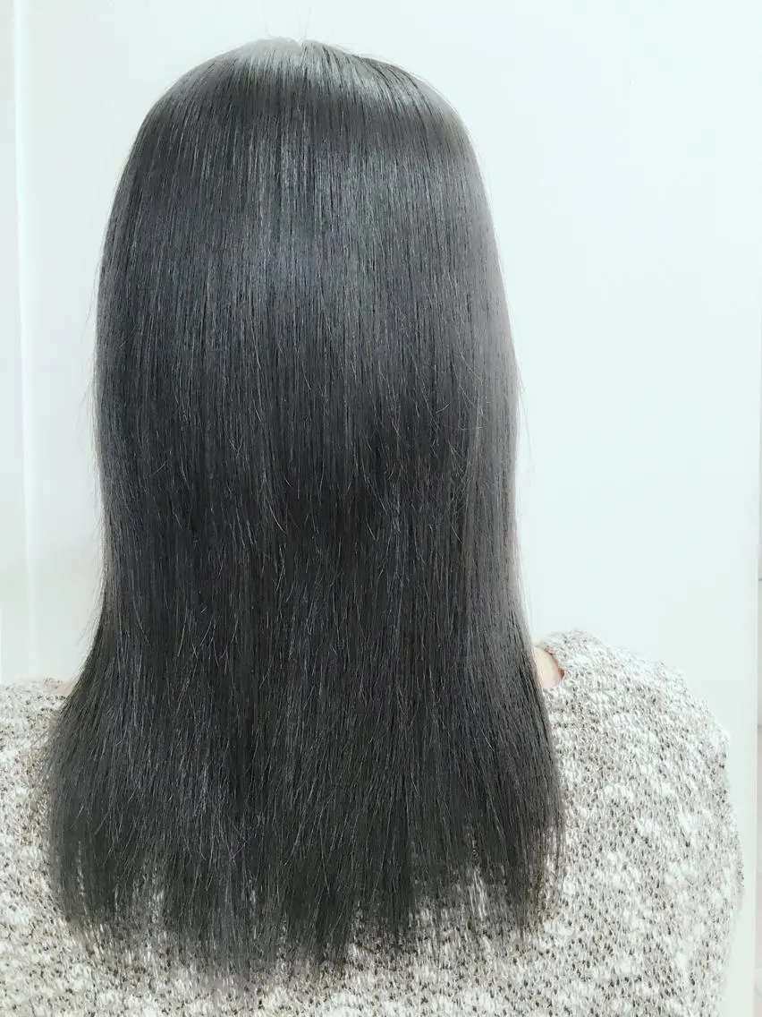 ミディアム セミロング パーマ ミディアムパーマ セミロングパーマ ストレートパーマ _WHITE高槻店 yusukeのヘアスタイル