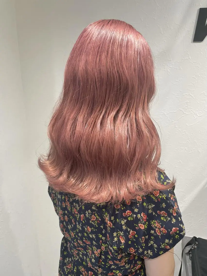 ロング カラー ピンクカラー 🤍2nd🤍田所 美希のヘアスタイル