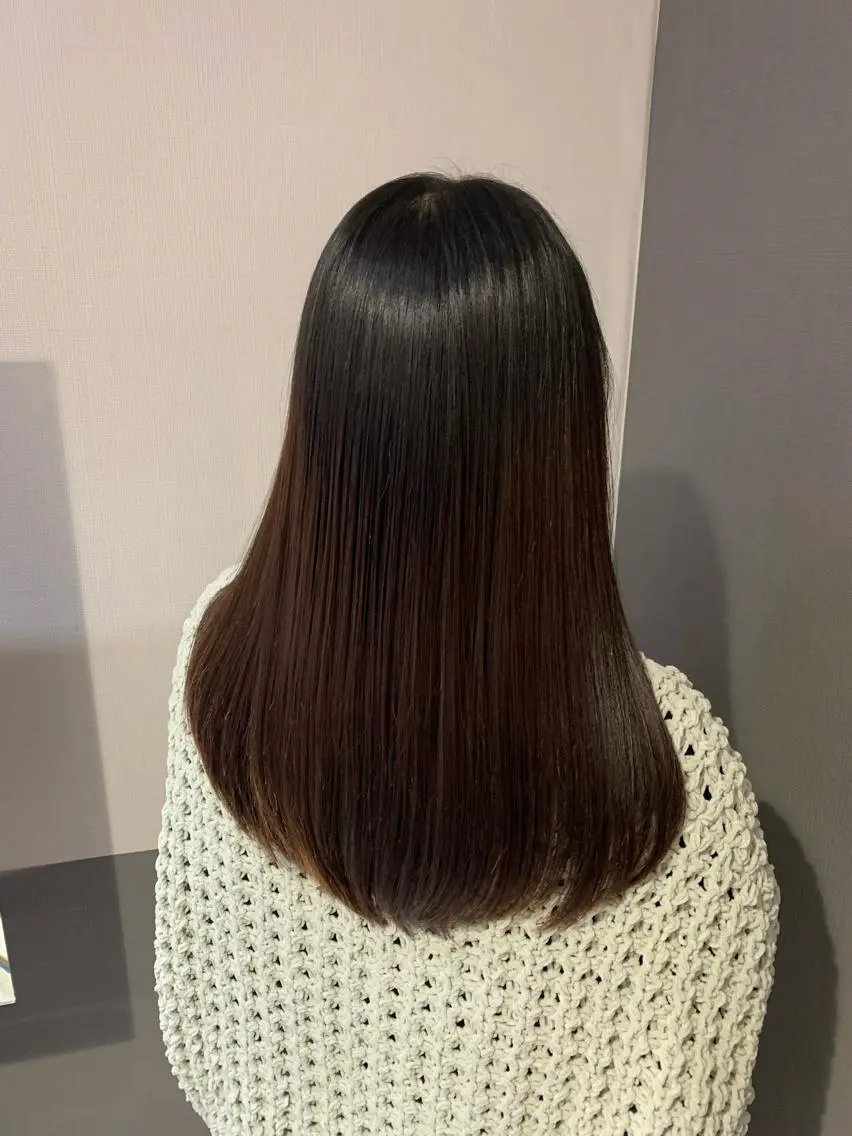 セミロング 髪質改善 トリートメント 酸熱トリートメント EMANON 吉祥寺北口のヘアスタイル